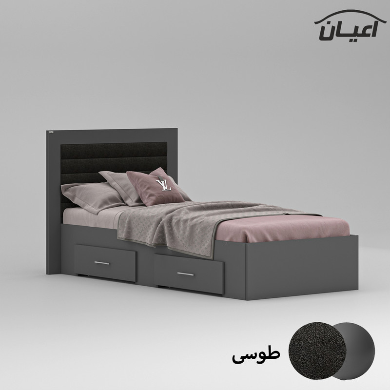 تخت خواب نوجوان اعیان مدل FH833 سایز 80x180 سانتی متر
