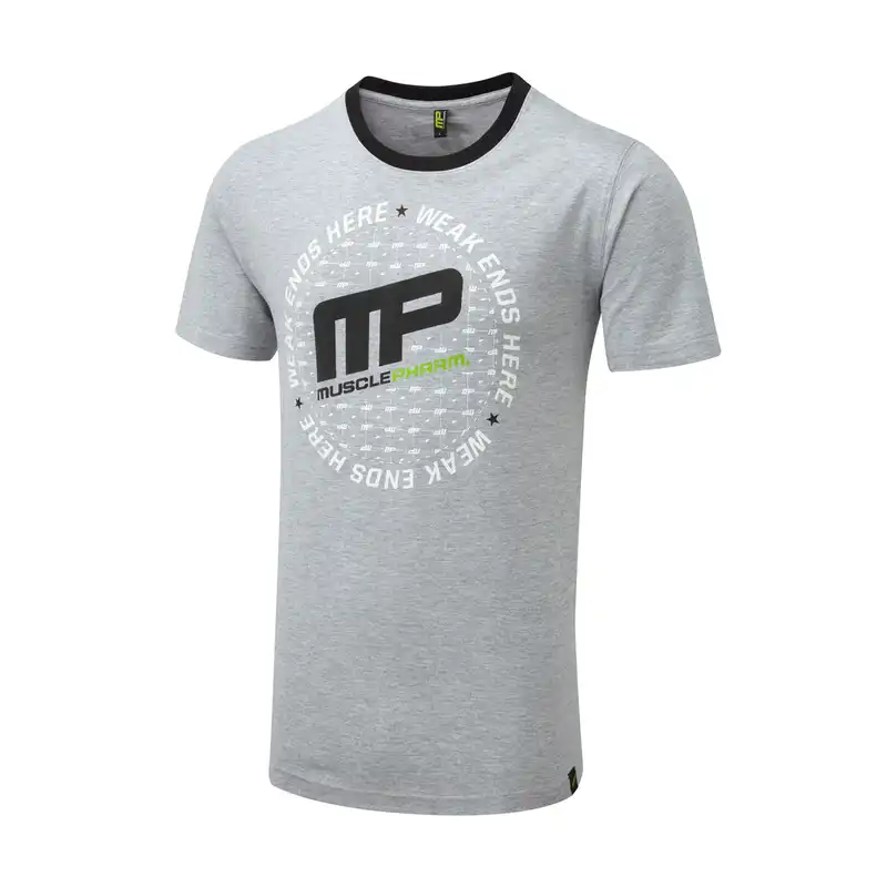 تی شرت ورزشی مردانه ماسل فارم مدل WEAK ENDS HERE