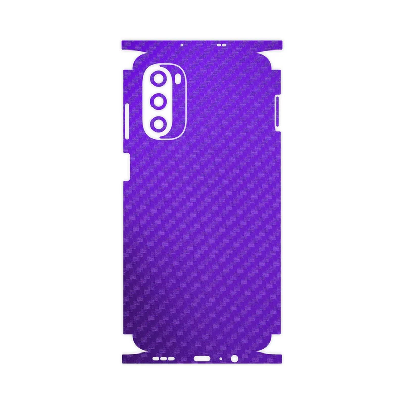 برچسب پوششی ماهوت مدل Purple-Fiber-FullSkin مناسب برای گوشی موبایل موتورولا Moto G52