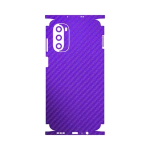 MAHOOT Purple-Fiber-FullSkin Cover Sticker for Motorola Moto G52