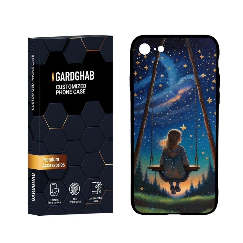 کاور گارد قاب مدل  دخترانه مناسب برای گوشی موبایل اپل iPhone 7 / 8 / SE 2020 / SE 2022