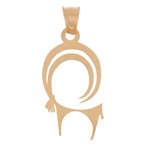 آویز گردنبند طلا 18 عیار زنانه الن نار مدل 0849