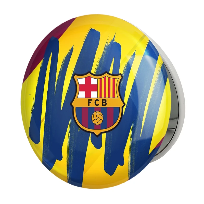 آینه جیبی خندالو طرح باشگاه بارسلونا مدل تاشو کد 26255 