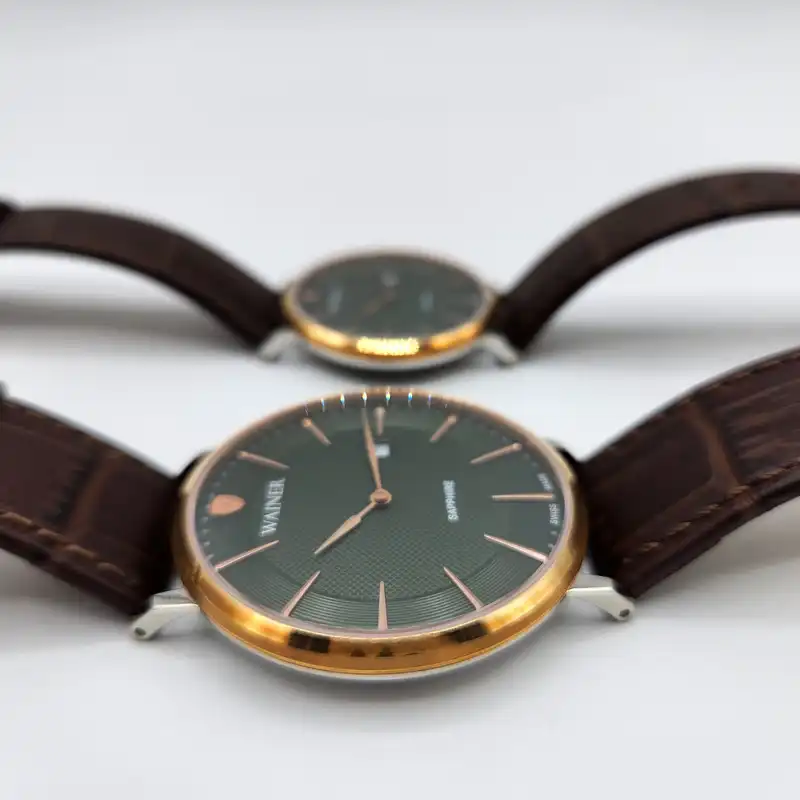 ست ساعت مچی عقربه ای زنانه و مردانه دواینر مدل WA.11411 C WA.11433 C