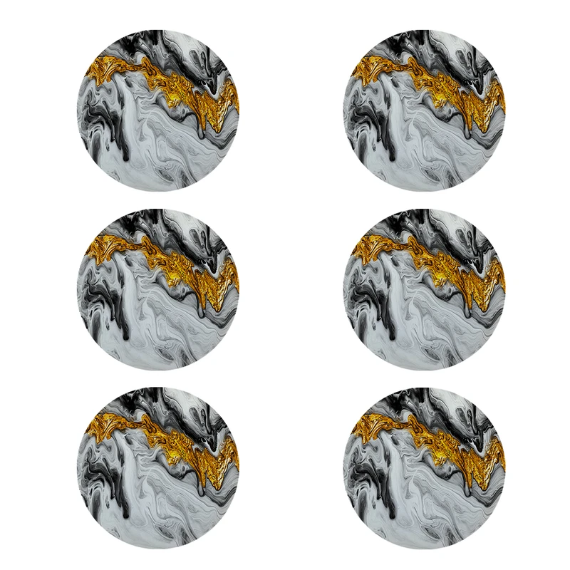 زیر لیوانی طرح سنگ کد 8625 بسته 6 عددی