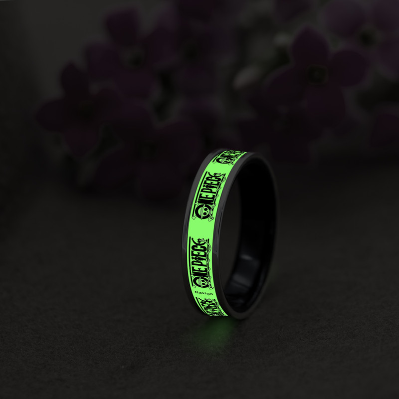 انگشتر ناکسیگو مدل شب تاب طرح One Piece کد RB15593