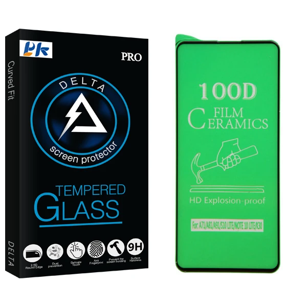 محافظ صفحه نمایش سرامیکی پی کی مدل Delta Glass مناسب برای گوشی موبایل شیائومی Redmi Note 9S