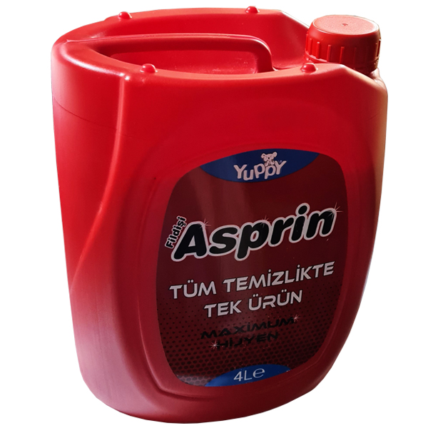 مایع تمیزکننده چند منظوره یوپی مدل Asprin حجم 4000 میلی لیتر