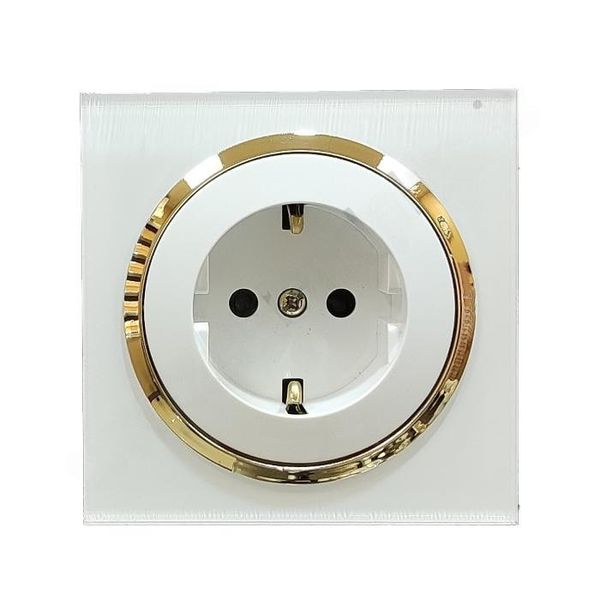 پریز برق ارت دار دلند مدل آوا پلکسی