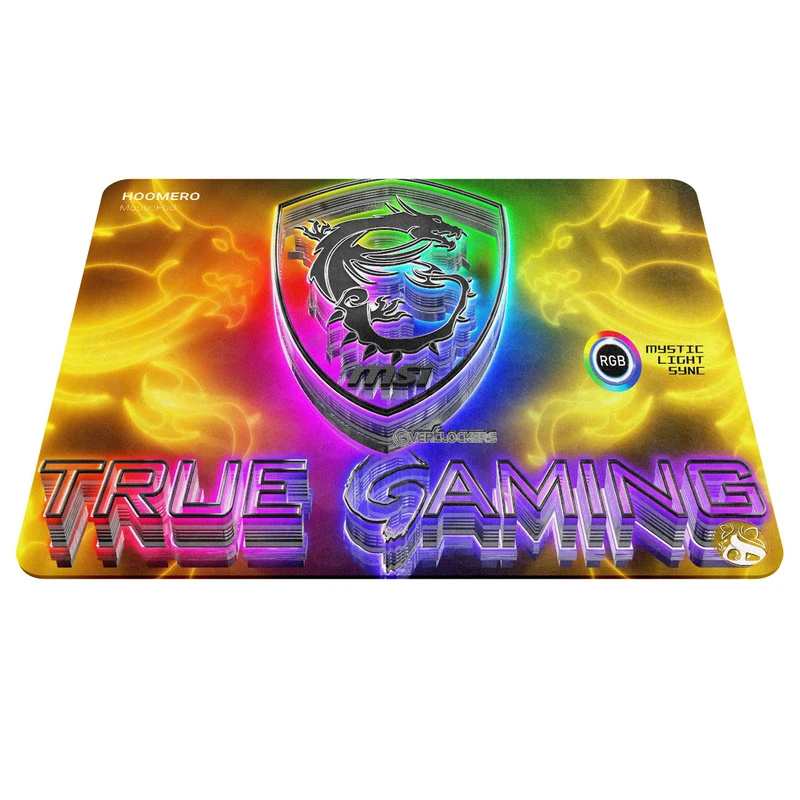 ماوس پد هومرو مدل A2698 طرح  MSi gaming Computer hardware company