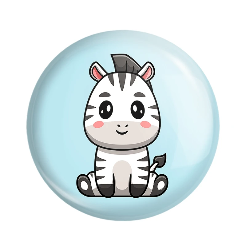 مگنت خندالو مدل حیوانات بامزه گورخر کد 29647