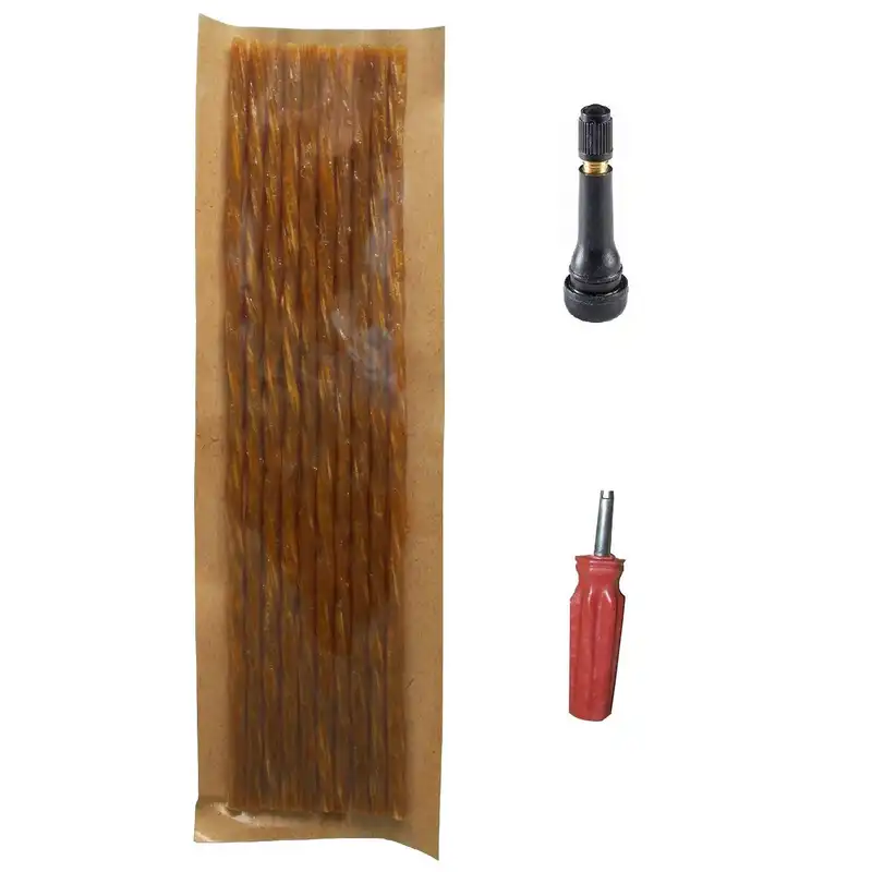 کیت نخ پنچری تیوبلس مدل US10 به همراه آچار والف