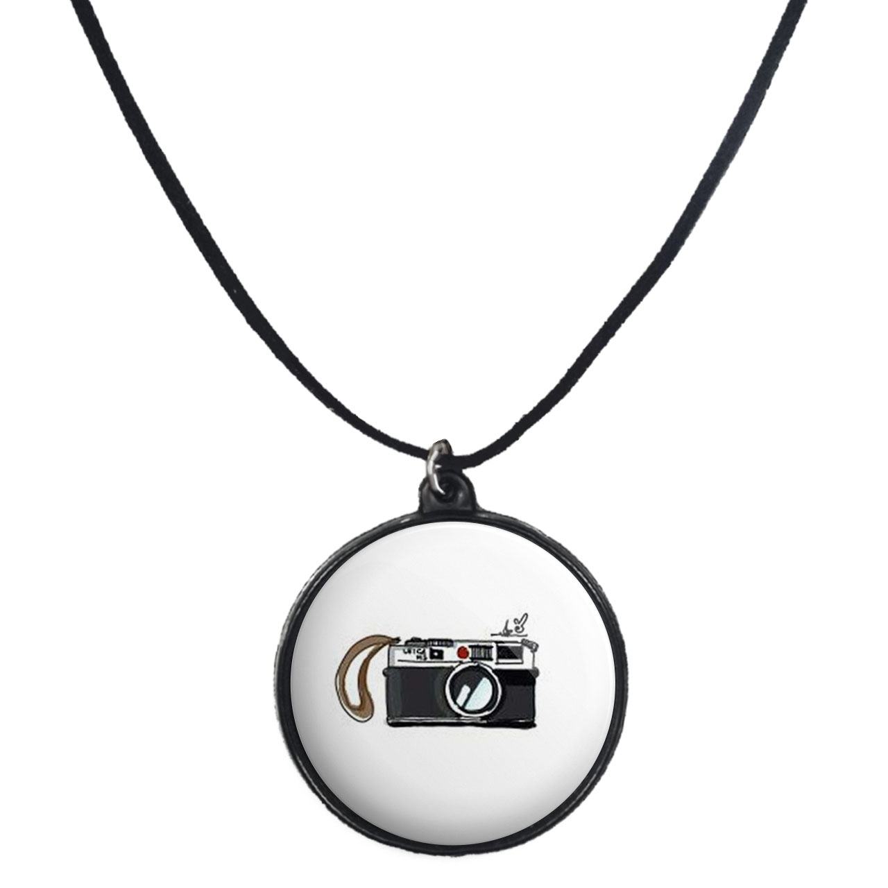 گردنبند پرمانه طرح عکاس کد pmb.5188 مدل دو طرفه