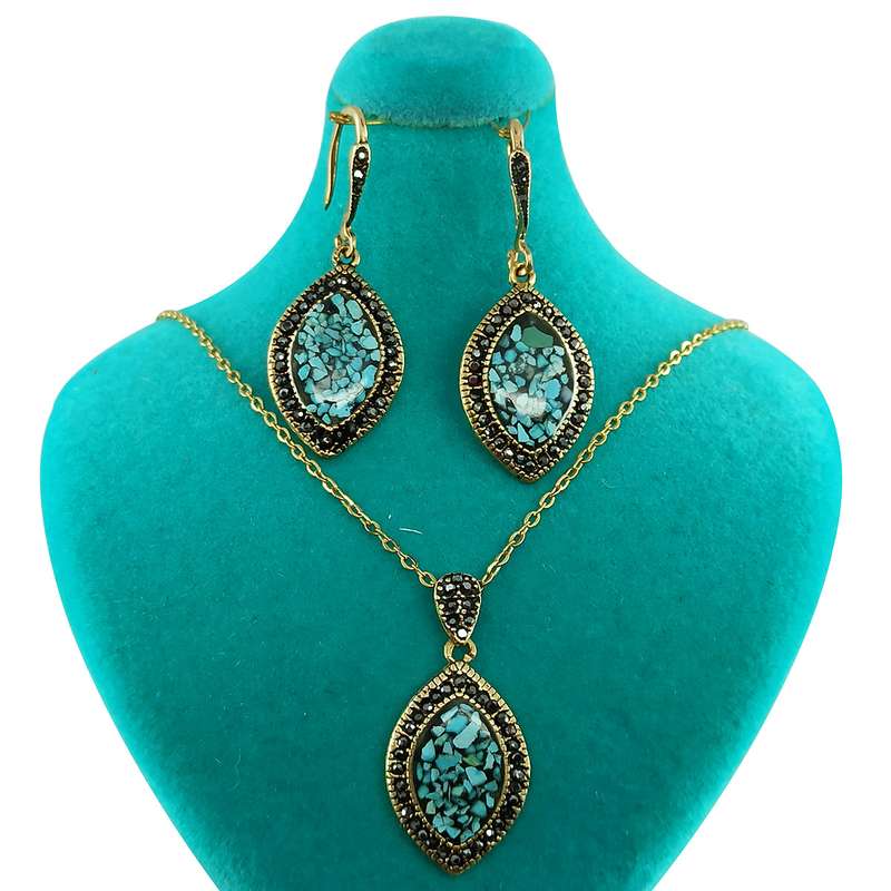 نیم ست زنانه مدل فیروزه نیشابور کد ys-As13