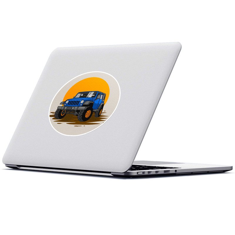 استیکر لپ تاپ ماسا دیزاین طرح OFF ROAD مدل STK934