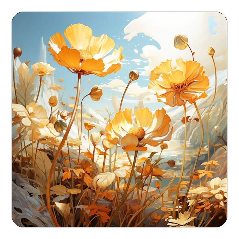 مگنت کاکتی طرح نقاشی رنگ روغن مدل mp73248