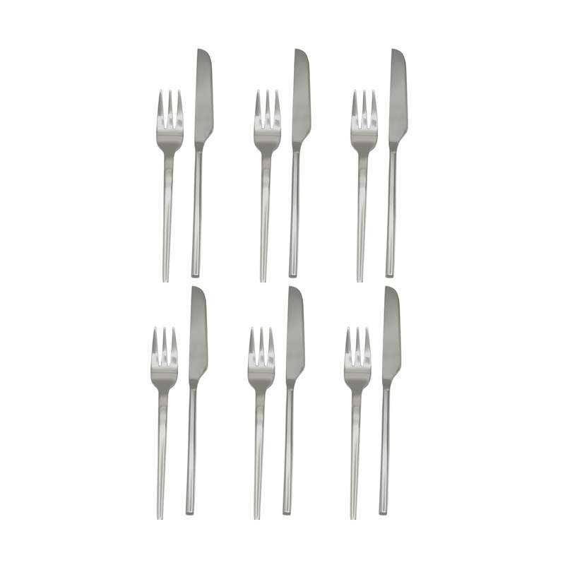 سرویس کارد و چنگال میوه خوری 12 پارچه ای تی سی کد A925