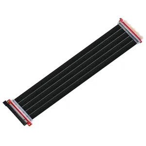 کابل افزایش طول PCI Express x16 Gen 3.0 رایزر کارت گرافیک سیلوراستون مدل SST-RC04B-400