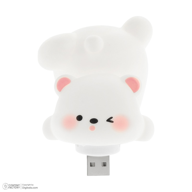 چراغ خواب USB مدل USB Voice light طرح خرس قطبی