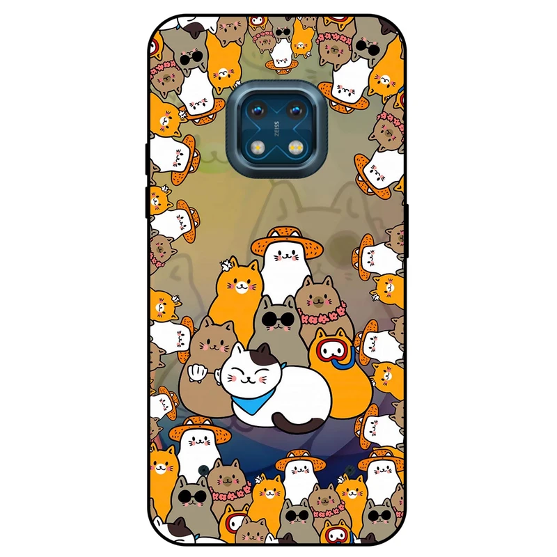 کاور مگافون طرح گربه مدل 7717 مناسب برای گوشی موبایل نوکیا XR 20