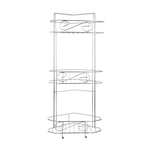 قفسه حمام شکیبا مدل H Corner Chrome 3