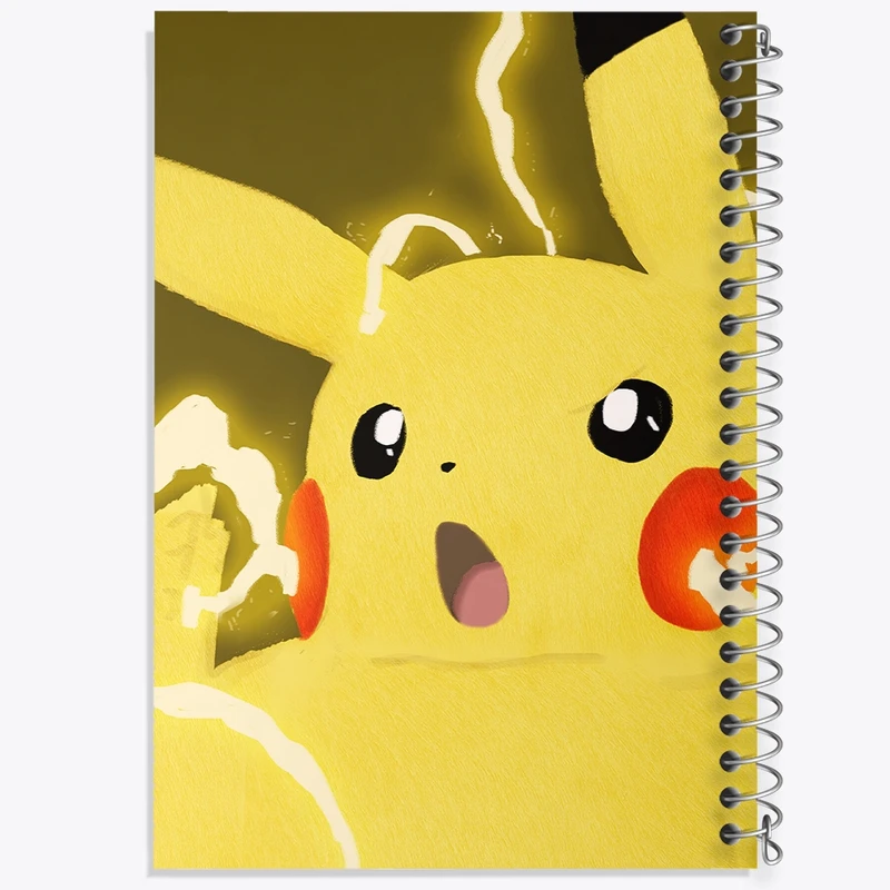 دفتر شطرنجی 50 برگ خندالو مدل انیمه پوکمون (Pokemon) کد F1903
