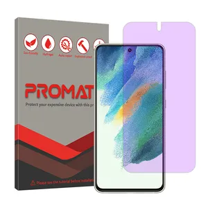 Promate Resistant model anti-purple screen protector suitable for Samsung Galaxy S21 FE 5G mobile phone