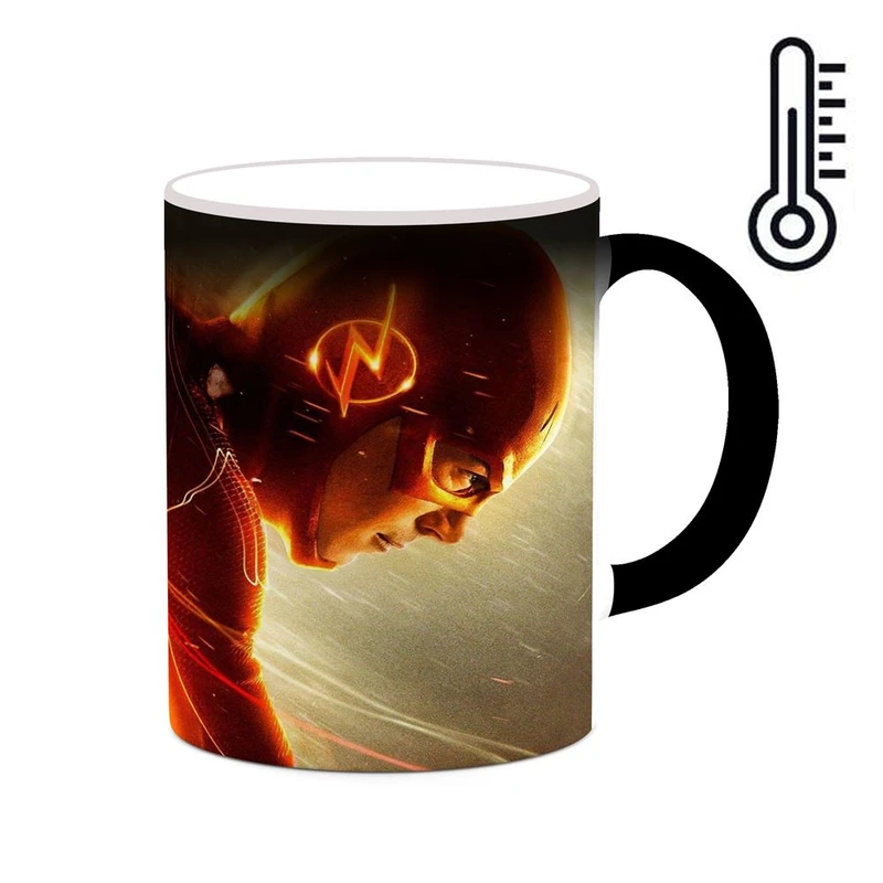 ماگ حرارتی کاکتی مدل فلش The Flash کد mgh40108