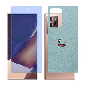 Glass together model blue cut screen protector suitable for Samsung Galaxy Note20 Ultra 5G mobile phone with back cover sticker