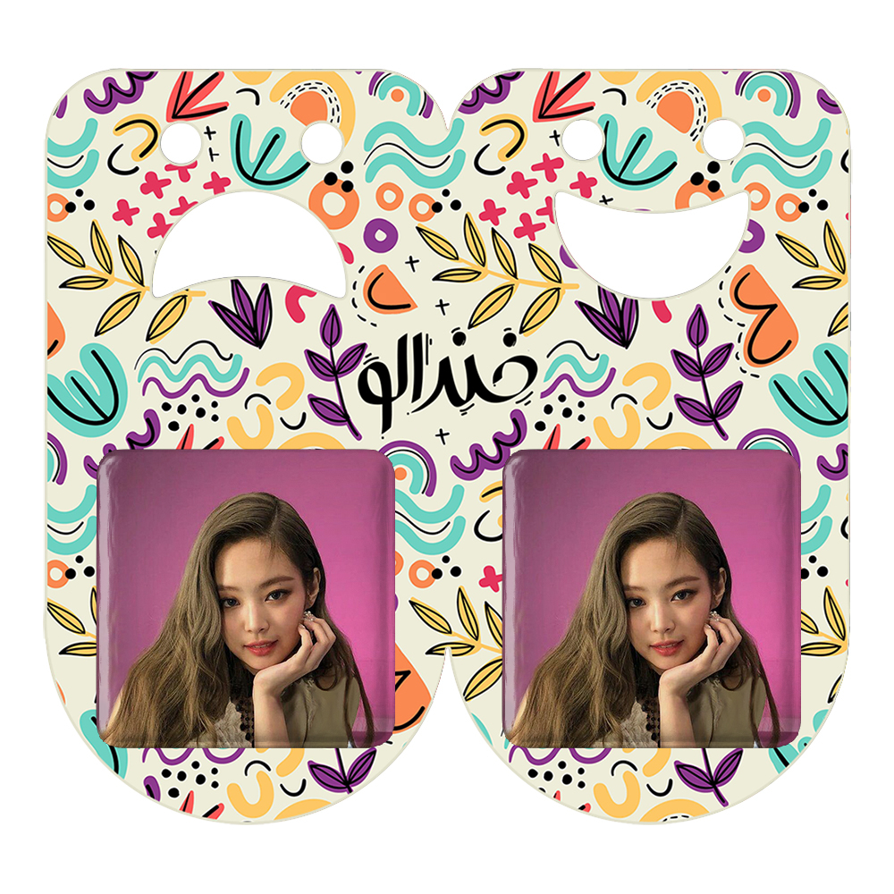 پیکسل خندالو مدل جنی بلک پینک کد 14052 به همراه مگنت