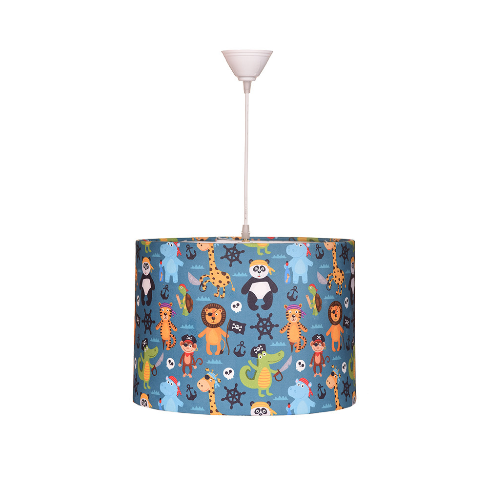 لوستر و آباژور کودکانه مدل حیوانات دزدان دریایی