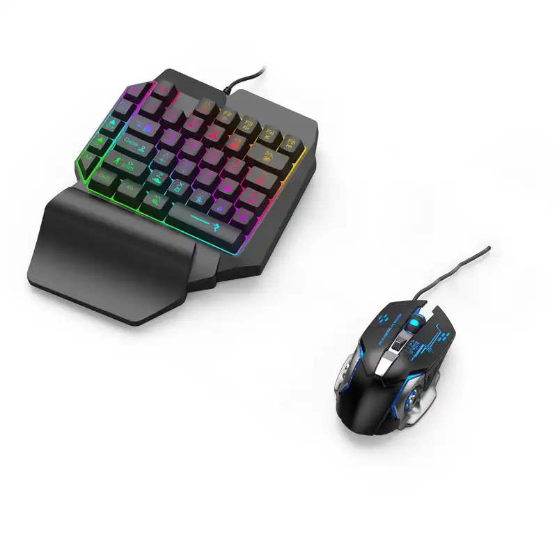 کیبورد و ماوس مخصوص بازی مدل combo 4 in 1