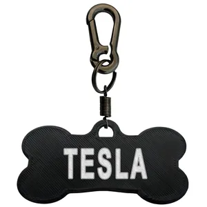 پلاک شناسایی سگ مدل Tesla
