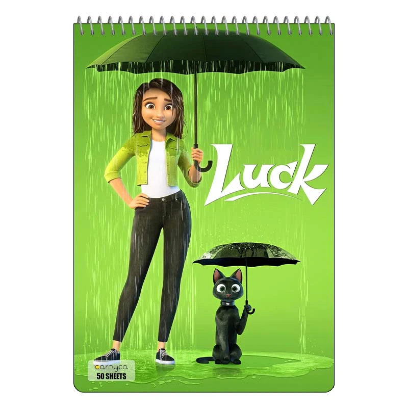 دفتر نقاشی 50 برگ سیمی کارنیکا طرح Luck کد 31445