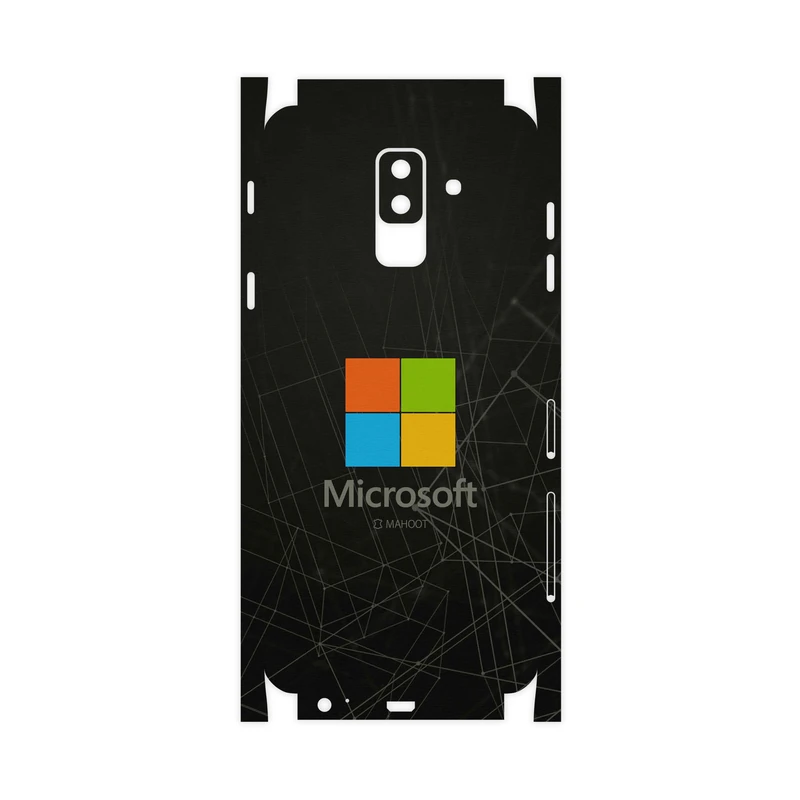 برچسب پوششی ماهوت مدل Mcrsft-FullSkin مناسب برای گوشی موبایل سامسونگ Galaxy A6 Plus