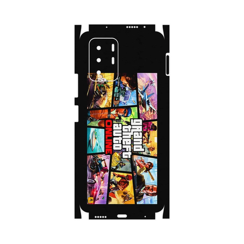 برچسب پوششی ماهوت مدل GTA Online Game Series-FullSkin مناسب برای گوشی موبایل شیائومی Poco X3 GT 5G