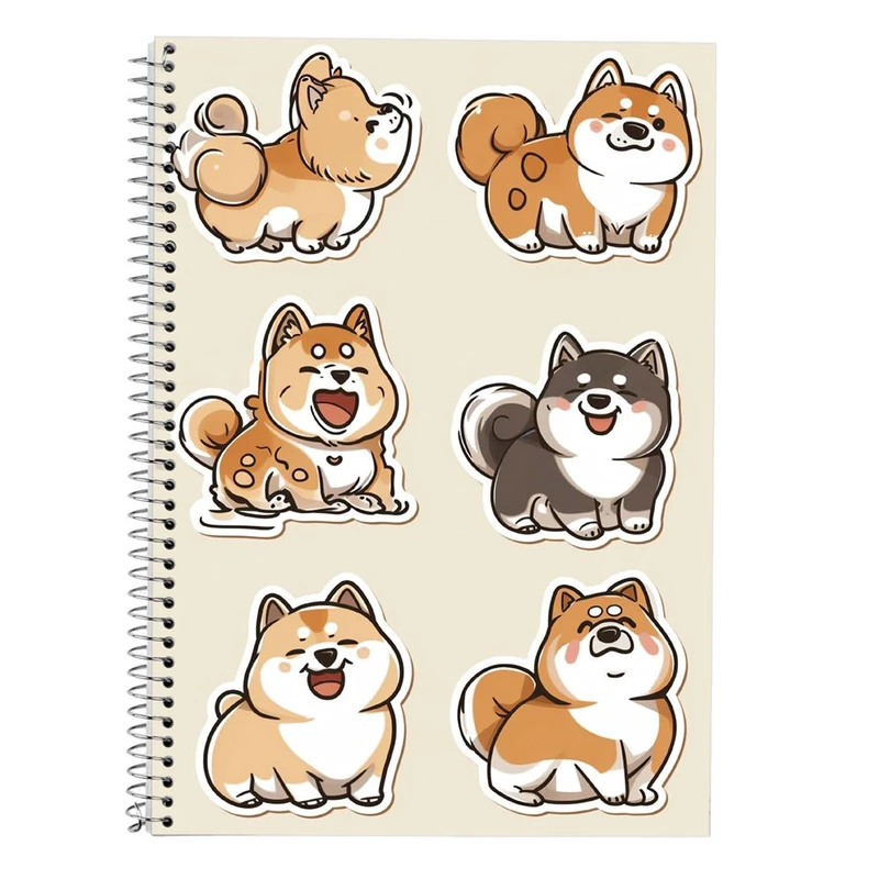 دفتر لغت 50 برگ مدوپد طرح سگ و گربه کد DF17327