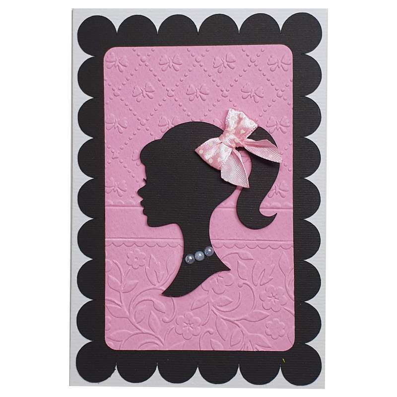 کارت پستال مدل باربی دخترانه