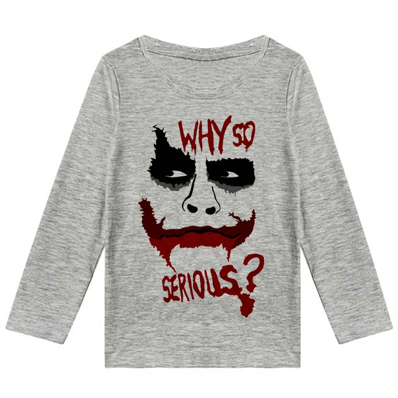 تی شرت آستین بلند پسرانه مدل دلقک F173 