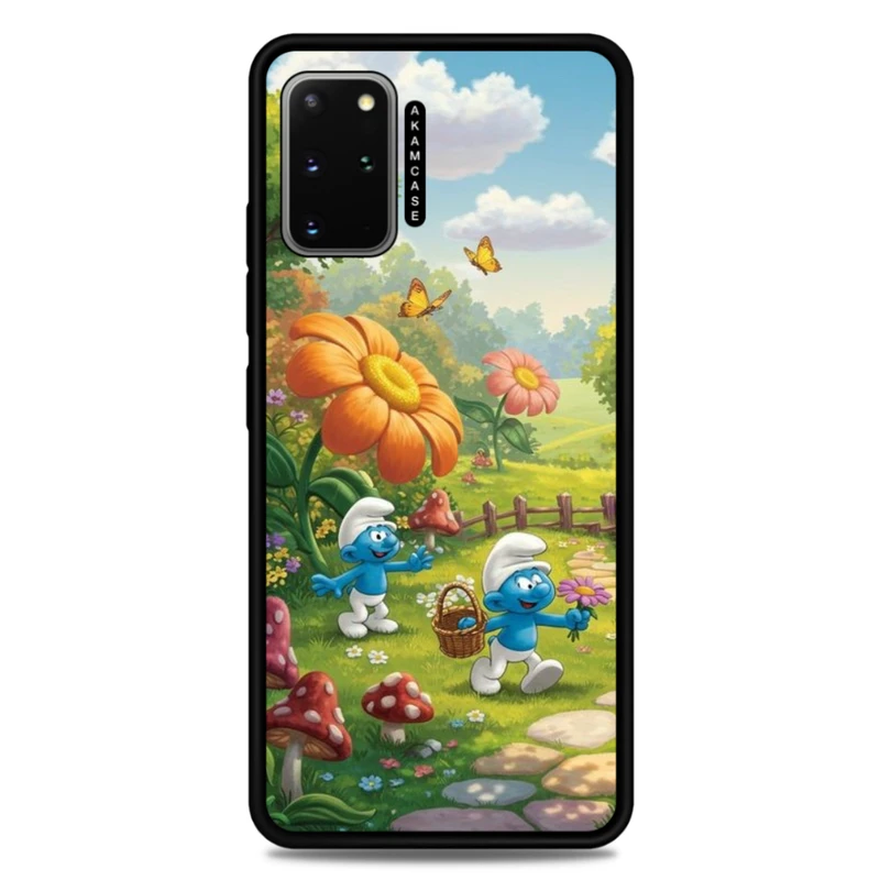 کاور آکام مدل AMC-WSGS20P-SMURFS-9 مناسب برای گوشی موبایل سامسونگ Galaxy S20 Plus