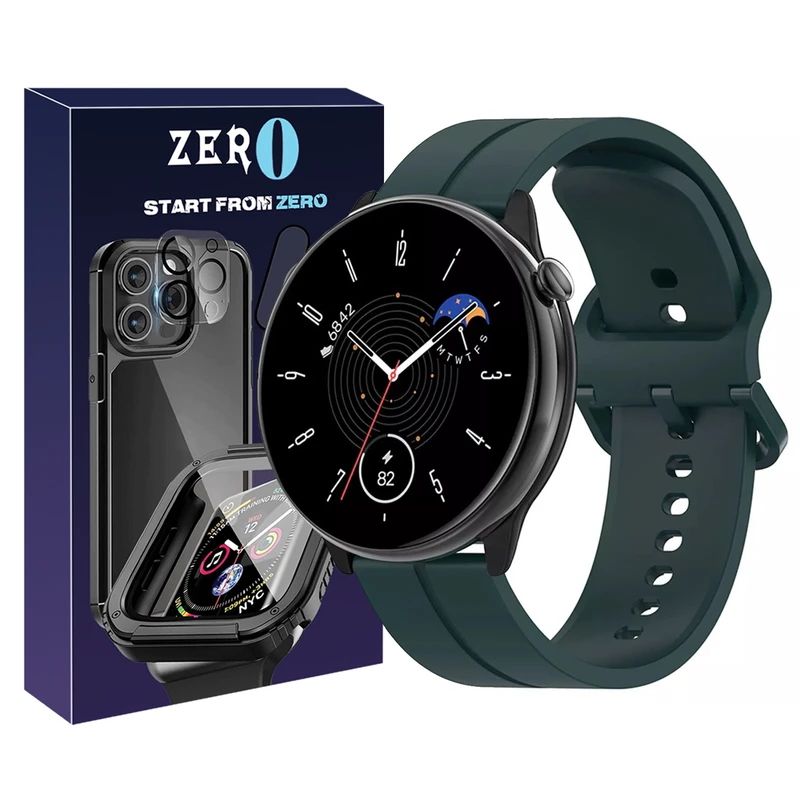 بند زیرو مدل SIC Slick ZR TW مناسب برای ساعت هوشمند آمیزفیت GTR 2 / GTR 2e / Stratos / Pop 3R