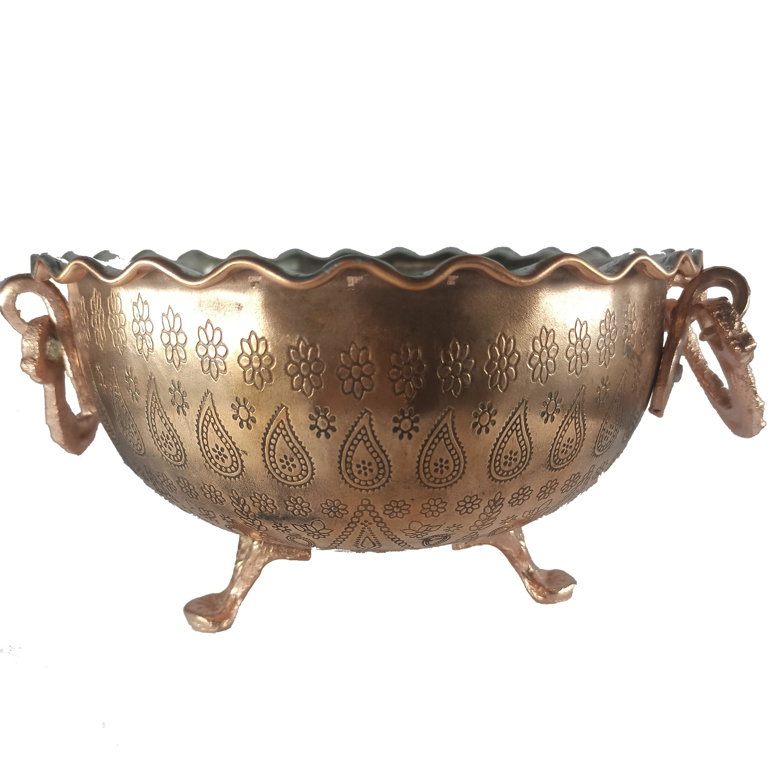 کاسه مسی مدل لیزری پایه دار مدل kl02