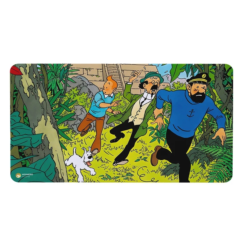 ماوس پد هومرو مدل MX2817 طرح ماجراهای تن‌تن و میلو