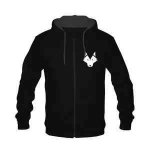 سویشرت پسرانه مدل WOLF کد PZ05 رنگ مشکی