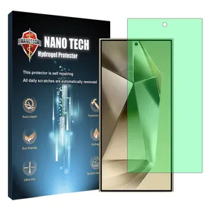 Nano tech Hydrogel model anti green Screen Protector for Samsung Galaxy S24 Ultra mobile phone