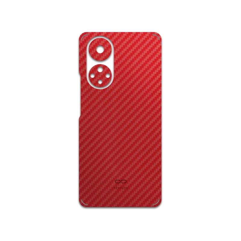 برچسب پوششی ماهوت مدل Red-Fiber مناسب برای گوشی موبایل آنر 50