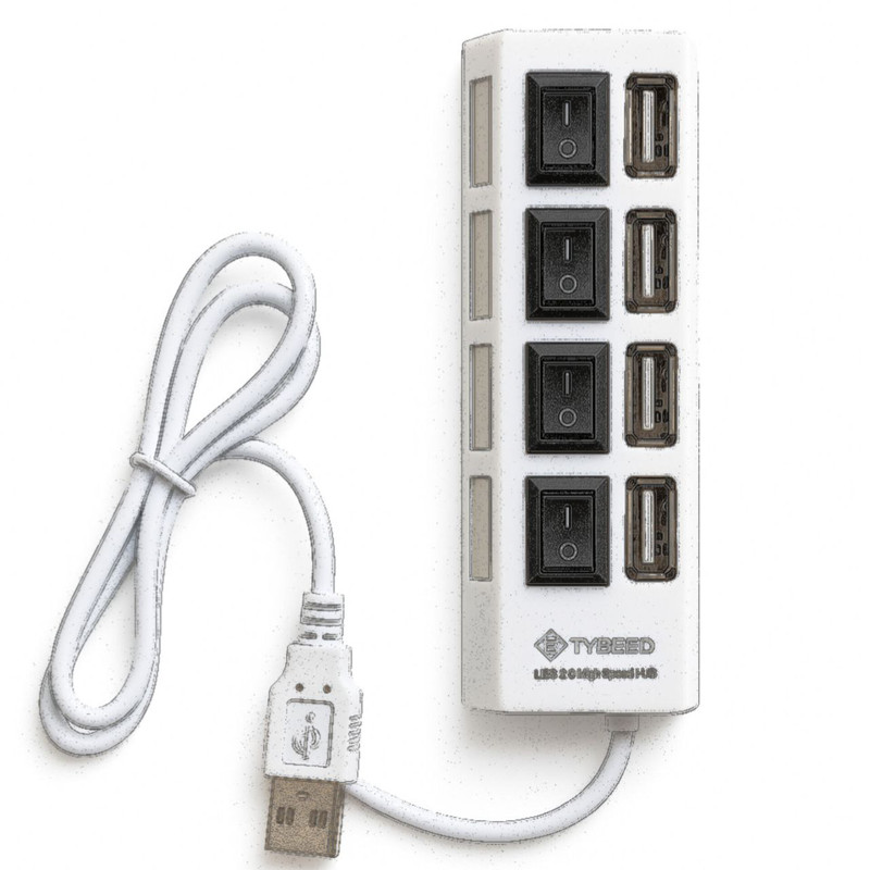 هاب ترکا 4پورت USB.2مدل B-4