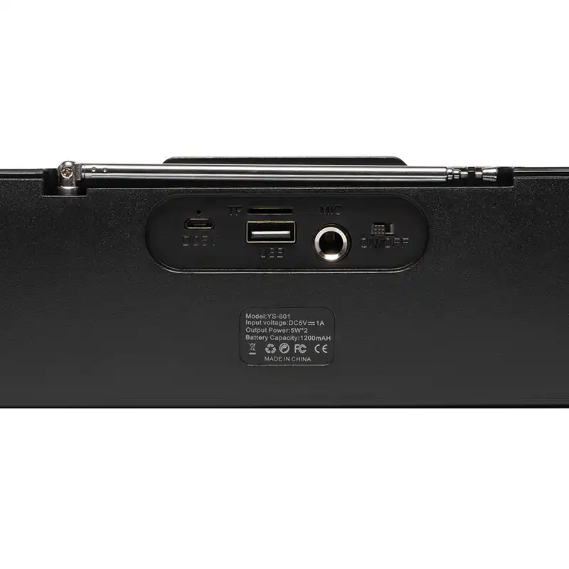 اسپیکر بلوتوثی قابل حمل یوکس مدل ys-801