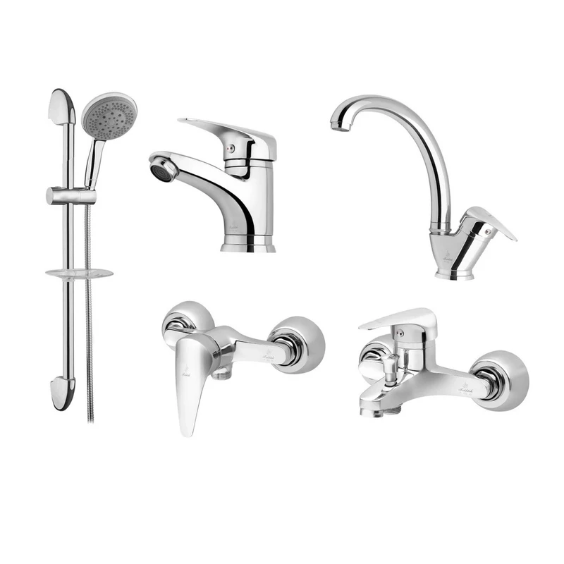 ست شیرآلات فاخته مدل ایتالیا K مجموعه 5 عددی 