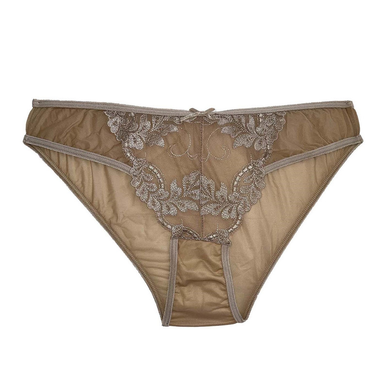 ست شورت و سوتین زنانه بارون مدل فانتزی تور و گیپور فنردار کد 005-335